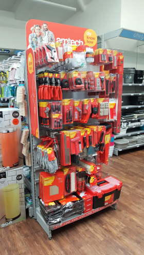 The Amtech DIY trial instore at Dunelm