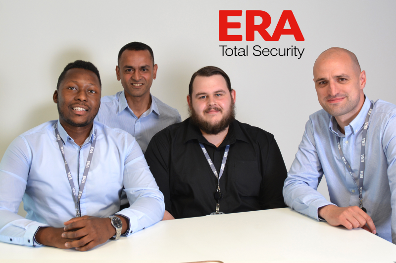 Meet the team: (L-R) customer support manager Liam Moses, pictured with customer support advisors, Kaush Patel, Matthew Bird and Phil Robinson.