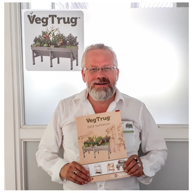 Petrus Lahm has taken up the role of sales representative for Vegtrug in Europe and will be based in Germany