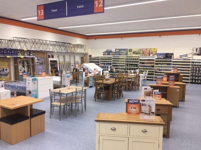 The Wallsend store has stepped up its furniture, DIY and decorating offer, thanks to the extra 661sq m floorspace