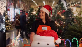 Mandi Morrison is hailed the "queen of Christmas" in the new B&Q advert