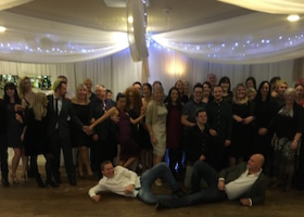 Staff at Blackbrooks GC were in high spirits at their Christmas party this year