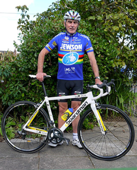 Mick Ives is set to tackle the 3,400km Giro d’Italia race in May