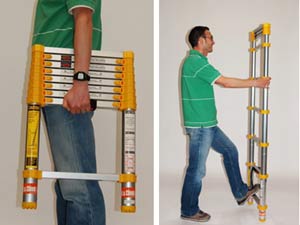 Xtendable ladder for indoors or outdoors