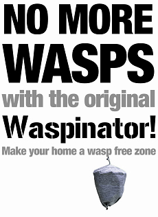 The Award Winning Waspinator Creates a Wasp Free Zone in your Garden
