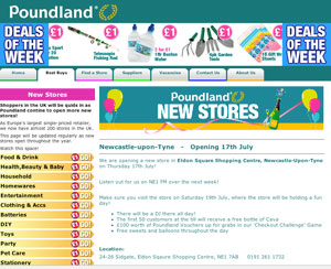 Poundland announces aggressive UK expansion