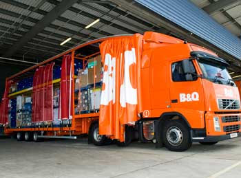 B&Q introduces double-decker lorries