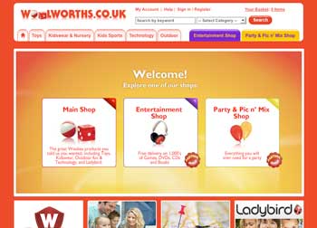 Woolworths.co.uk ditches DIY