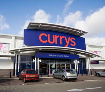 Currys firm posts £140.4m loss