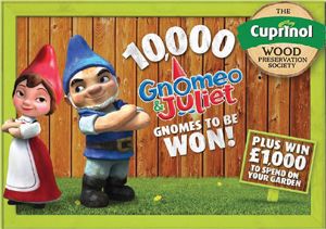 Cuprinol partners 'Gnomeo and Juliet'