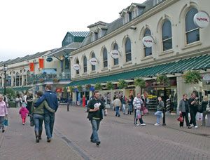 UK regions show 'stark difference' in footfall 