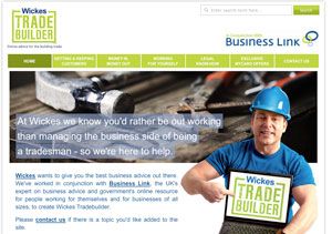 Wickes offers business advice to tradesmen