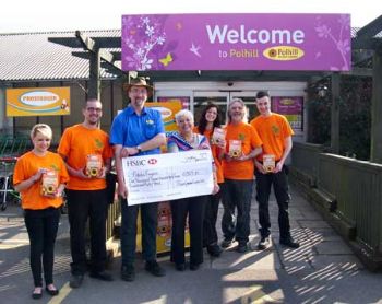 Polhill Garden Centre raises £1,300 for Greenfingers