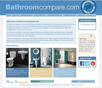 Kitchen Compare firm launches bathroom site