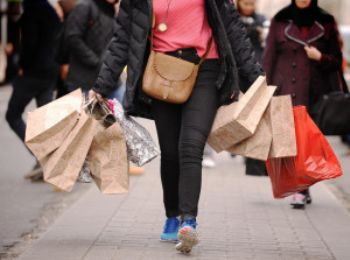 February's shoppers drive retail sales to three-year high