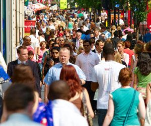 April brought shoppers flooding back to high streets