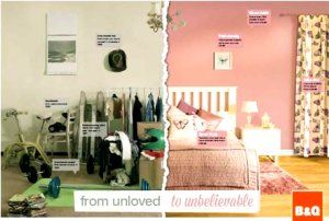 B&Q ad campaign will focus on 'unloved rooms'