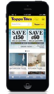 Topps Tiles launches mobile-optimised website