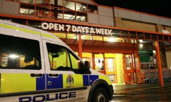 Thief breaks leg after attempting to rob a B&Q store