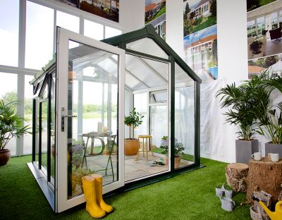 Nordic double-glazed greenhouse is in PVC
