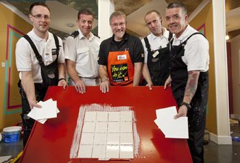 Four prison officers shown tricks of the DIY trade by B&Q colleague 
