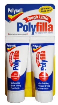 Handy new Polyfilla tubes are tiny but tough