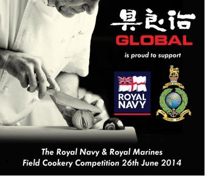 Global knives backs Marines in cookery contest