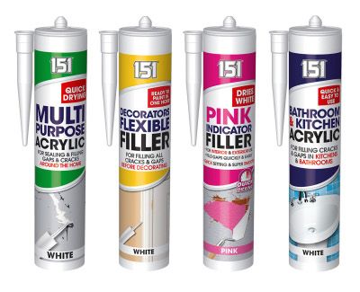 New pack designs for 151 Products' sealant range