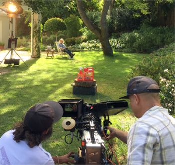 William Sinclair shoots latest ads on location in South Africa