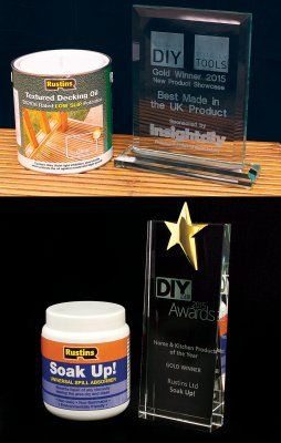 Rustins products scoop two awards