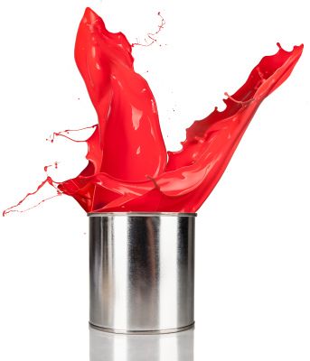Tin of paint explodes over Homebase customer