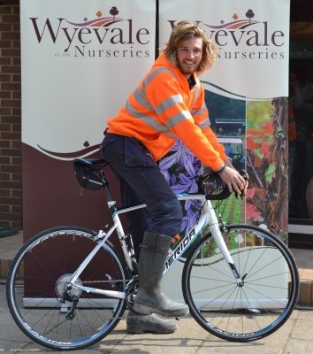 Wyevale Nurseries' Ben to pedal from Paris to Yeovil 