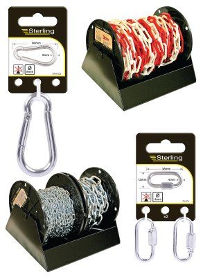 Sterling presents chains and ropes range