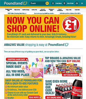 Poundland launches online store