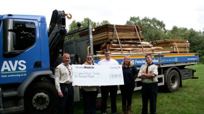 Scotts donates £10,000 to Scouts garden