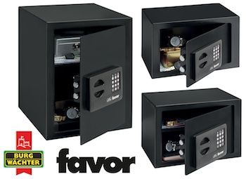 New range of Favor safes from Burg-Wachter