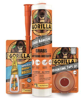 Three new launches from Gorilla Glue