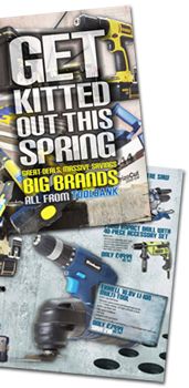 Now Available, Don't Miss Out! Get Kitted Out This Spring! Great Deals, Massive Savings, Big Brands All From Toolbank
