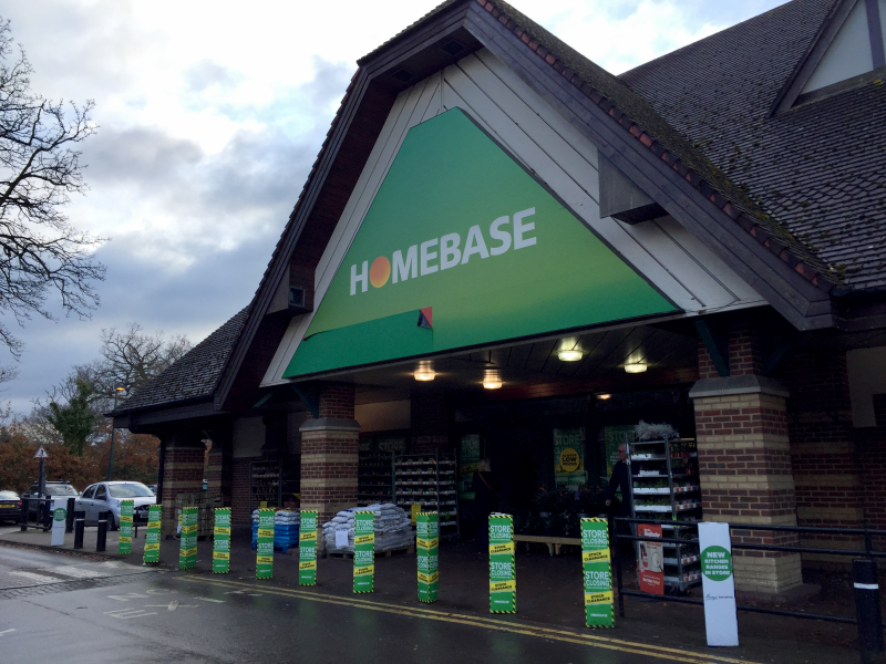 The 26,234sq ft Homebase store in Walton on Thames will open next month as a smaller-format Bunnings 