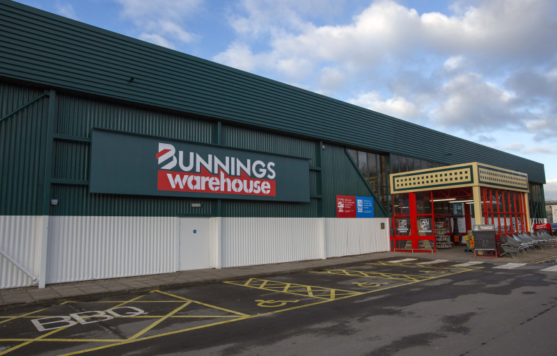 The former Homebase in High Wycombe opened its doors as a Bunnings Warehouse today