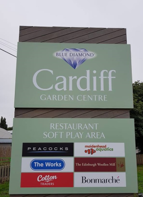Blue Diamond Garden Centre in Cardiff was hit by a blaze this week, though luckily not as devastating as the fire which destroyed the business back in 2013.