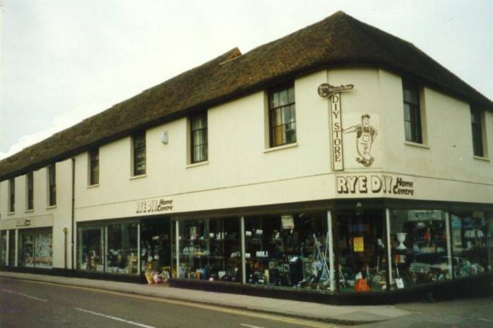 Rye DIY had operated in the town for the past 25 years before it was taken over by Trade Paints. Its new owners have retailed the original name because of its history locally