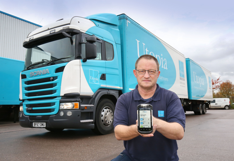 Delivery drivers are now equipped with touch computers that run the JobWatch app, which includes delivery and collection reporting, with line item fast scanning and electronic proof of delivery, timesheets, expenses and vehicle inspections. 