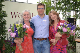 Caroline Tatham, Adam Dunnett, Sales and Marketing Director at Wyevale Nurseries and Kate Durr.