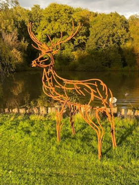 Stags are Andrew Kay’s most popular designs commissioned for Christmas