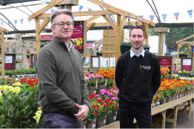 Martin Breddy (Squire’s MD) and Stuart Sullivan (Garden Furniture Department Head, Squire’s Badshot Lea)