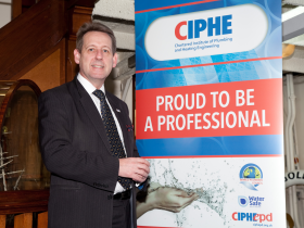 Kevin Wellman, CEO of the Chartered Institute of Plumbing and Heating Engineering