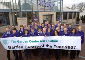 Webbs named Garden Centre of the Year 2007