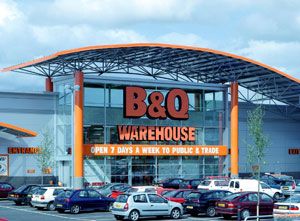 Sales fall at B&Q