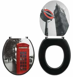 Trendy toilet seats